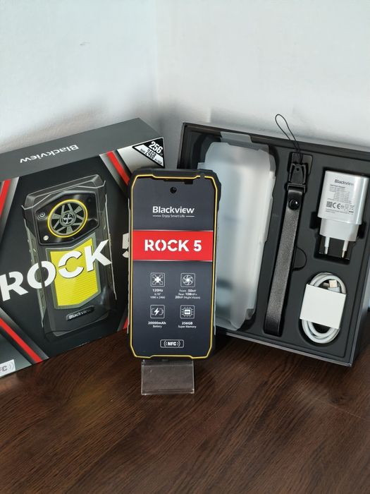 Telefon Blackview Rock 5, 256GB, baterie 20000 mAh, fullbox, ca nou