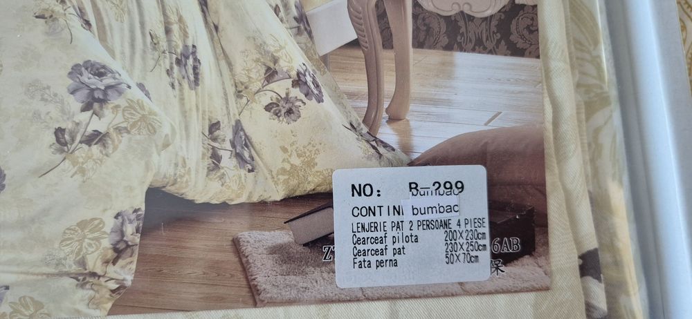 Lenjerie pat - noua in cutie