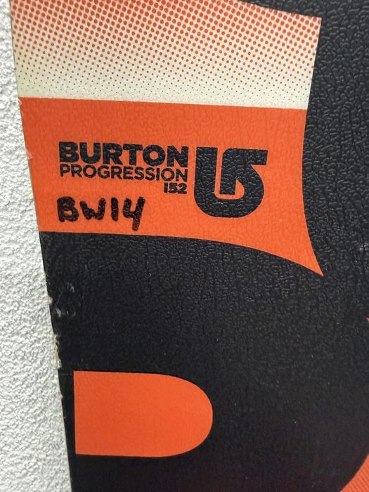 placa snowboard burton progression L152cm