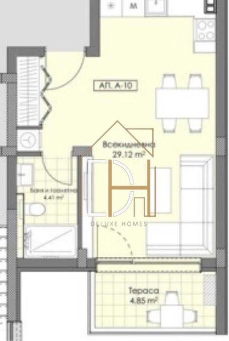 Продава се Двустаен апартамент в Пловдив, Остромила - 52 кв.м за 1100 €/кв.м - Снимка #1