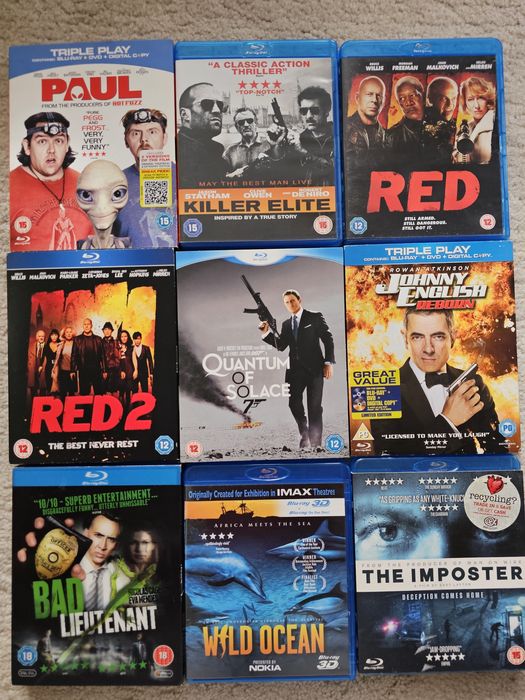 Оригинални Blu-Ray и сериали на Английски език от лична колекция