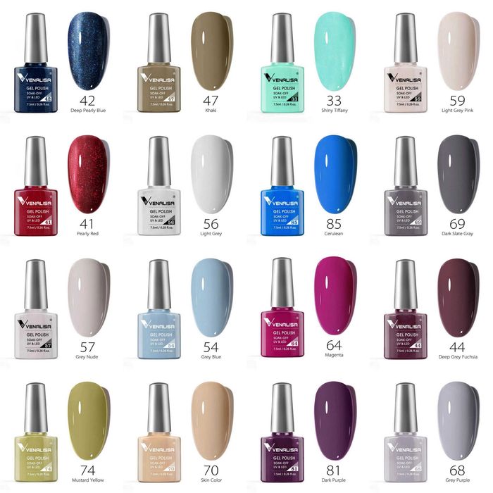 Промо ПАКЕТ 10 броя гел лак Venalisa
