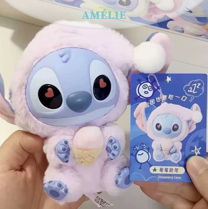 Stitch Labubu Избор на визия! Лабубу аксесоар за чанта