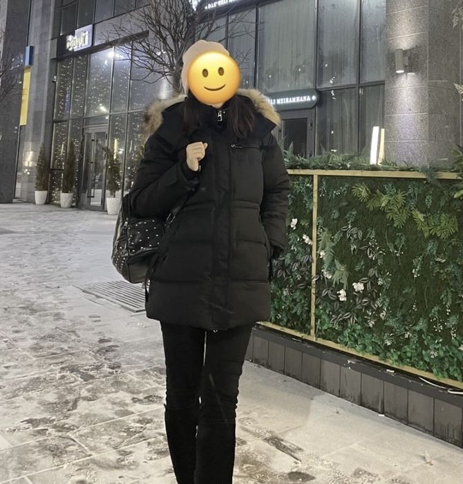 Пуховик теплый зимний