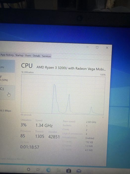 Laptop AMD Ryzen 3 | SSD NVMe | Rapid | Ideal office / școală