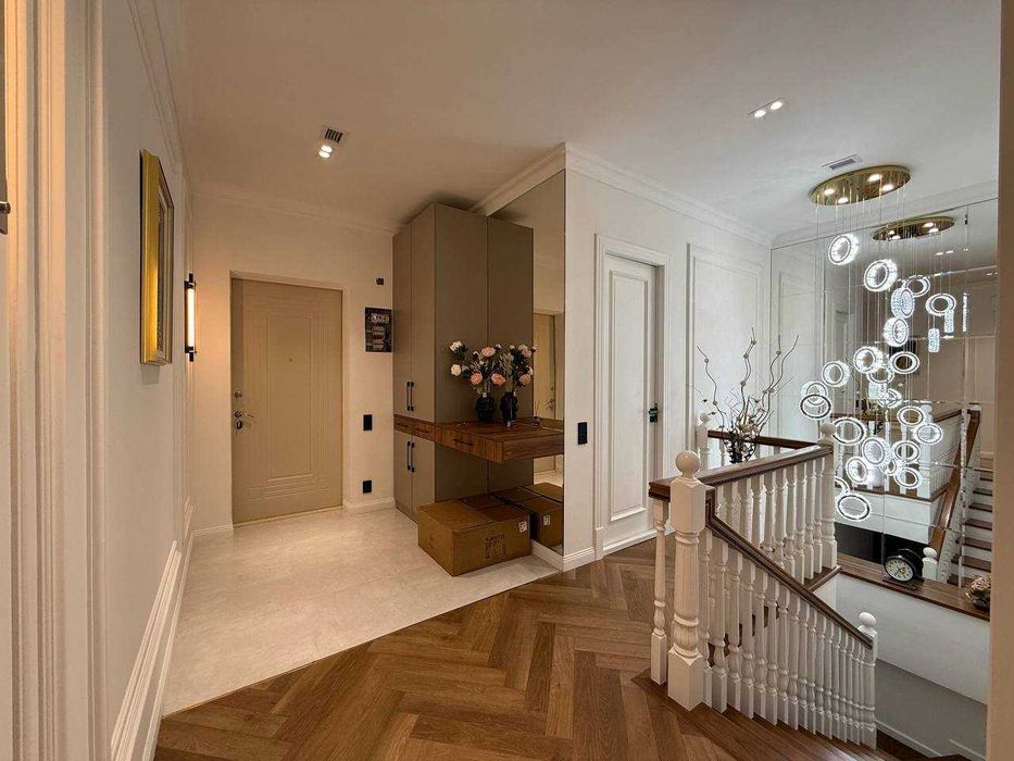 Oq Saroy Паркентский 4 комнатная ЕВРО ремонт 124м2 дуплекс с кадастром