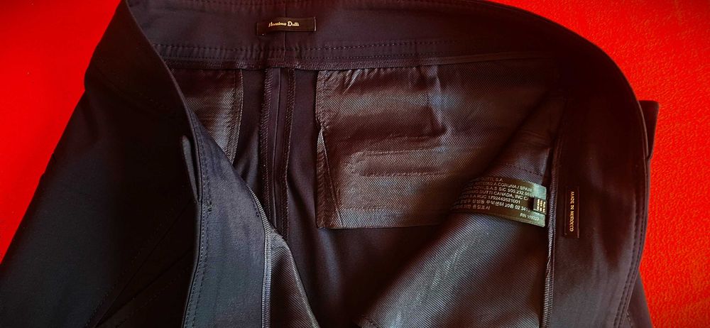 Прав панталон, тъмносин, Massimo Dutti