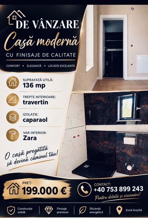 Casă modernă de vânzare