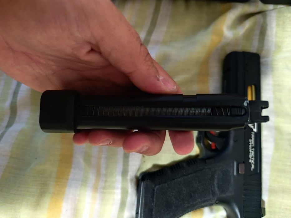 Airsoft Glock 17 Double Bell, Green Gas, Blowback (Еърсофт Глок 17, Зелена газ, Откат)