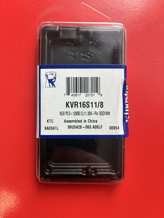 Рам памет Kingston 8GB  DDR3 за МacBook Pro A1278