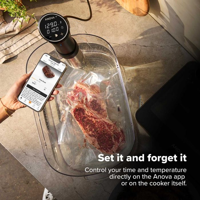 Anova Кулинарна Sous Vide Прецизна Готварска Кухня 3.0 (WiFi), 1100 Вата
