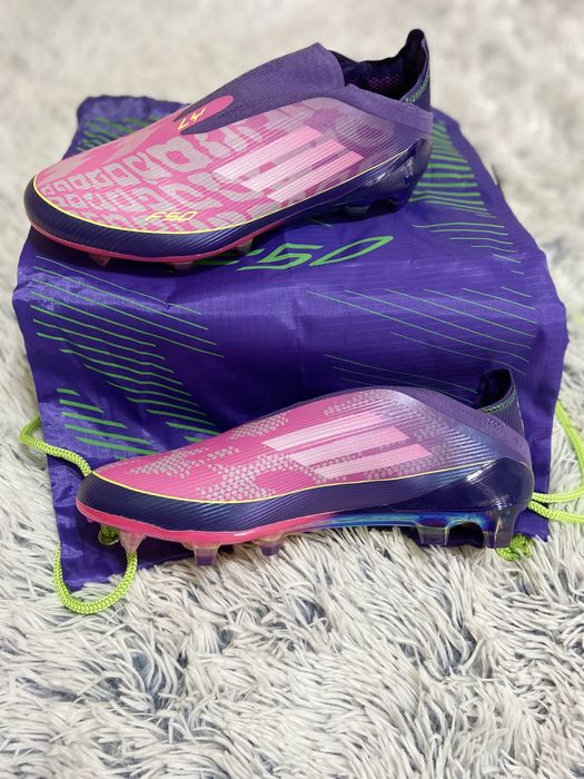 Vand ghete de fotbal adidas f50 elite lamine yamal laceless LL shiny