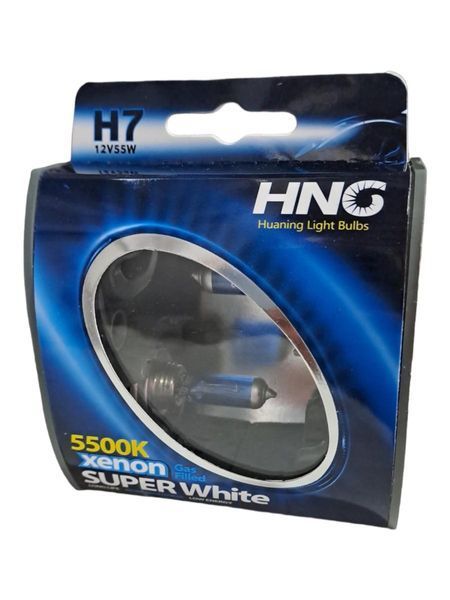 Крушки Халогенни 2бр. HNG Н7 55W 12V с ксенонов ефект 5500K