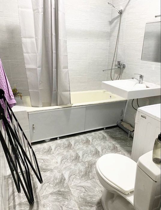 Яшнабад Новостройке продается квартира  2  сдел 3 ком на 6 этаже 66м2