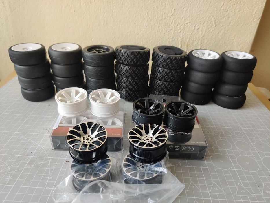 Комплект гуми с джанти за RC колички с дистанционно