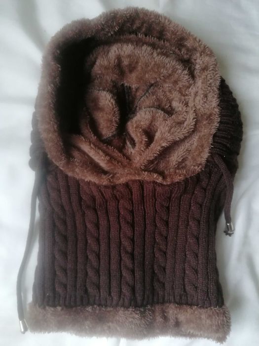 Нов шапка-шал за зимата 2 в 1