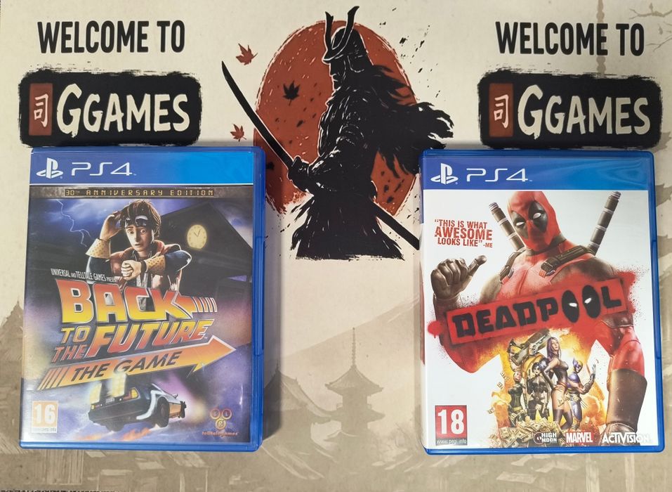 Deadpool, Back to the Future Ps4 Playstation 4