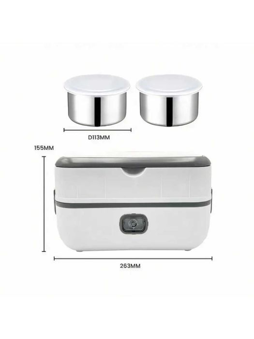 Электрический ланч-бокс, термос с 2 чашами Lunch-box termos LBX1