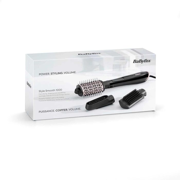 BaByliss STYLE SMOOTH 1000 AS128E четка за коса с горещ въздух/маша