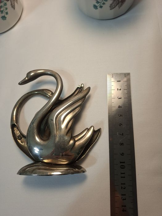 Лебеди винтажная салфетница