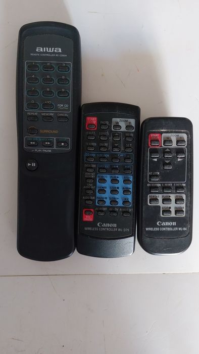 Telecomanda canon+aiwa