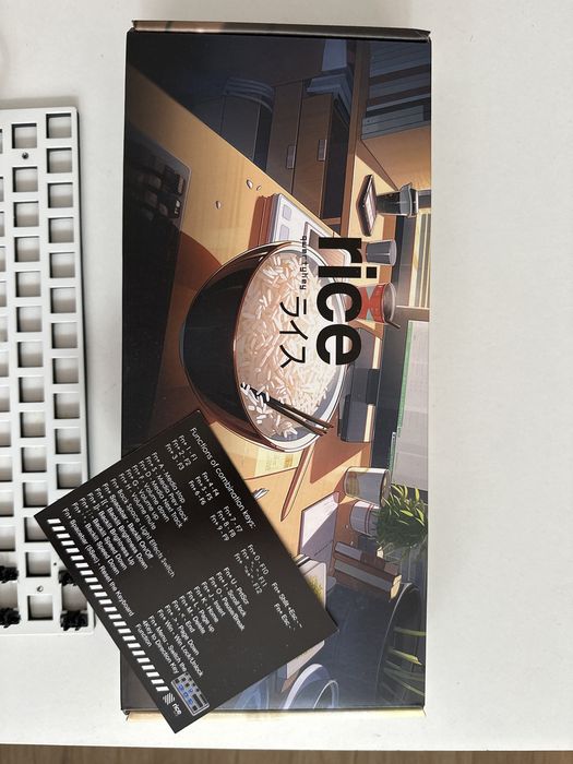 Tastatura Mecanica Rice Qwertykey Alba