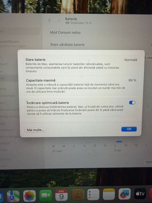 Mcbook Air M1 13 inch,256 gb, magic mouse 3 si dongle