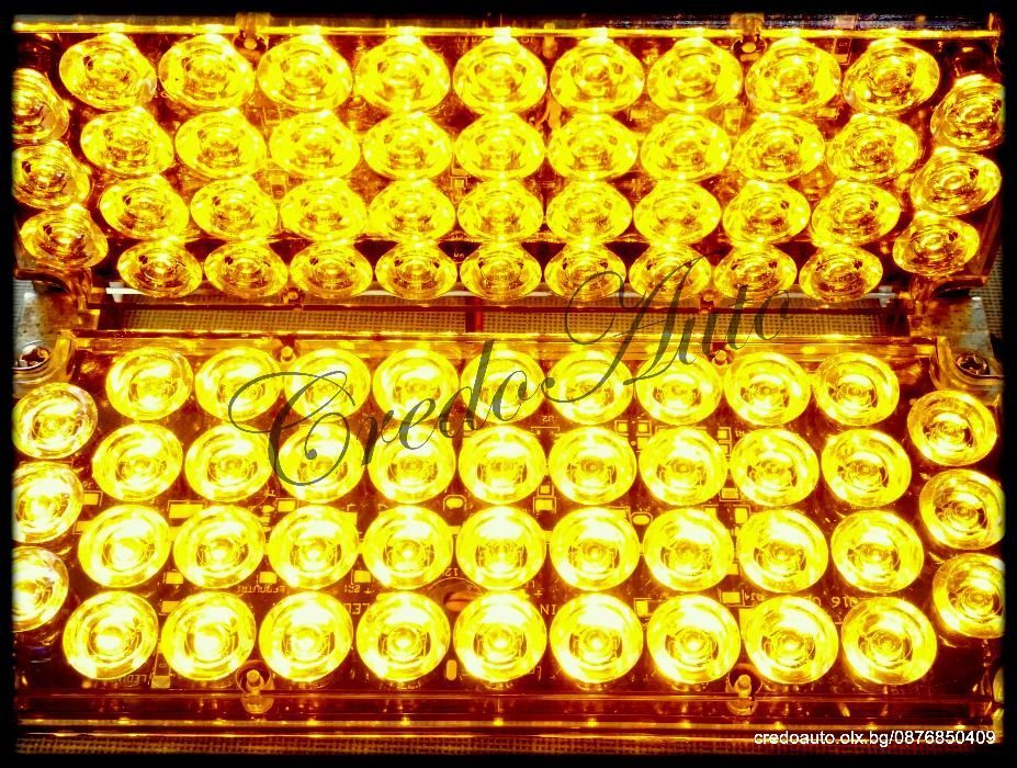Промо!12-24V LED Мощен Авариен сигнален блиц!!42диода!! Пътна помощ