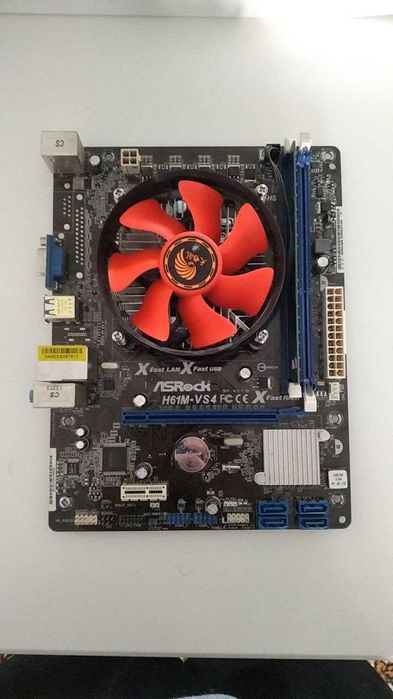 H61 материнская плата + g1620/2gb