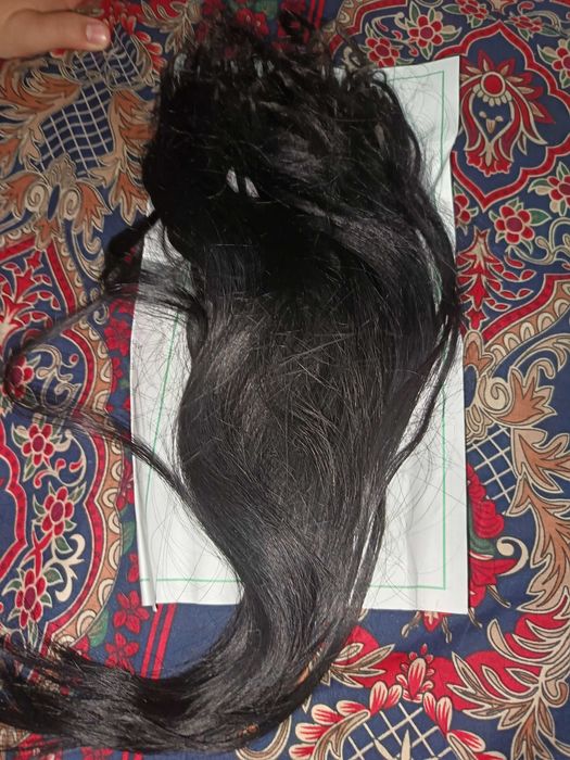Soch qora rangli 35-40 cm  волосы
