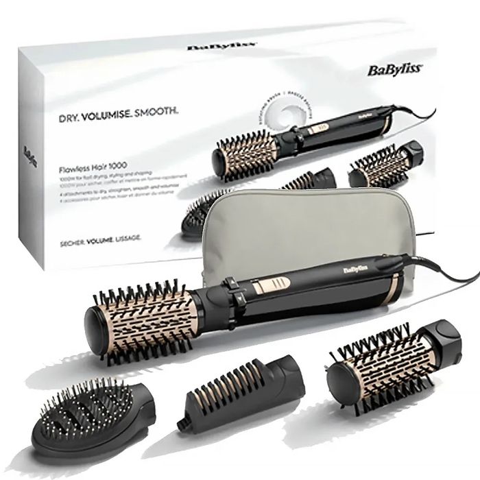 Оригинальный Фен расчёска/Фен с крутящейся щеткой Babyliss Fen taroq