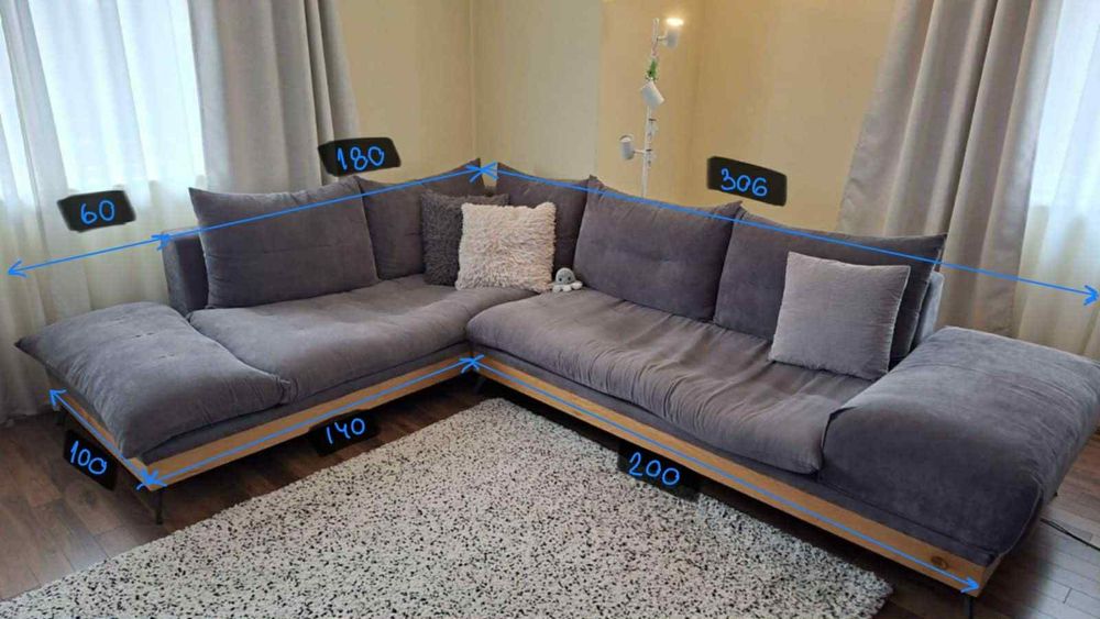 Ъглов диван 240/300