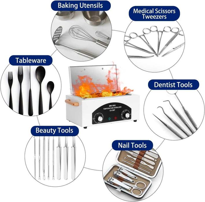 Sterilizator cu Aer Cald Xverycan 300W – 220°C – 1.5L - instrumente