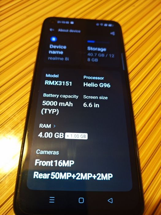 Smartphone Realme8i
