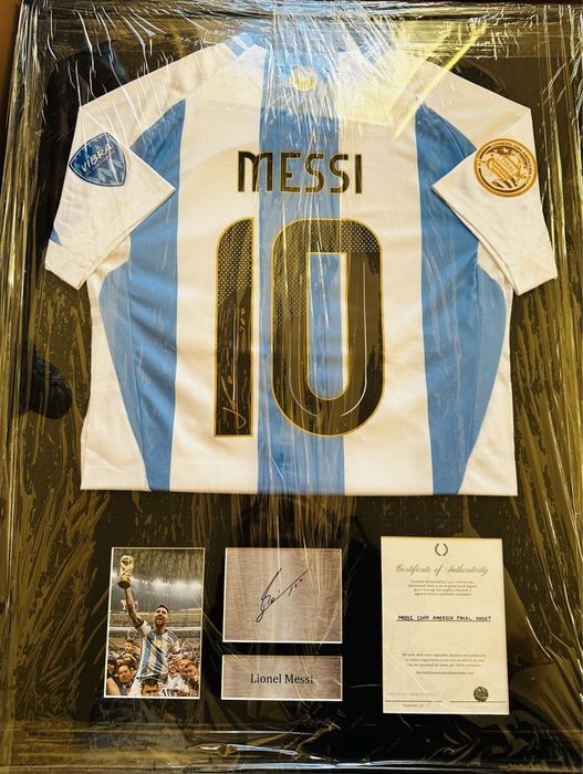 Messi Меси тениска с автограф,сертификат