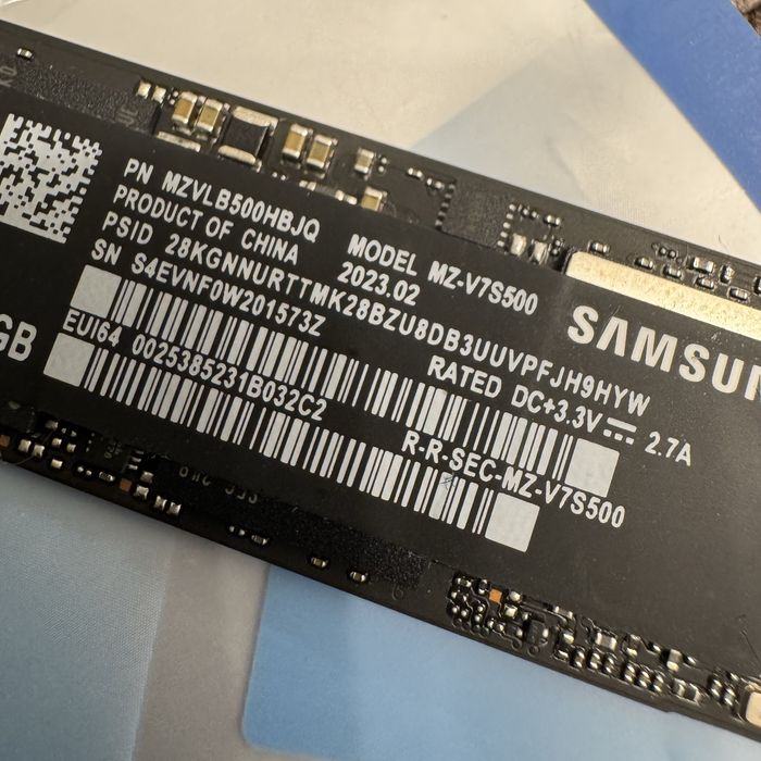 Samsung 970 Evo plus 500GB SSD Steamdeck и ROG Ally