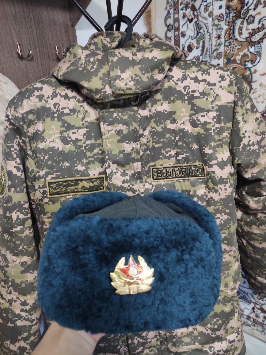 Военный Бушлат и ушанка МО,военная кафедра: 5 000 тг. - Военная одежда ...