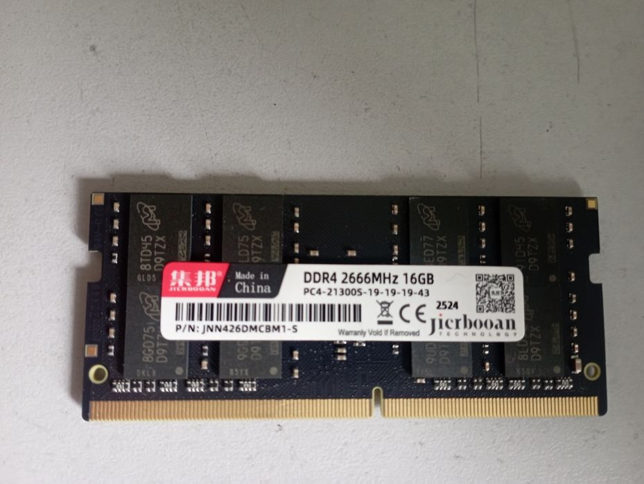 ОЗУ 16ГБ DDR4 для ноутбука