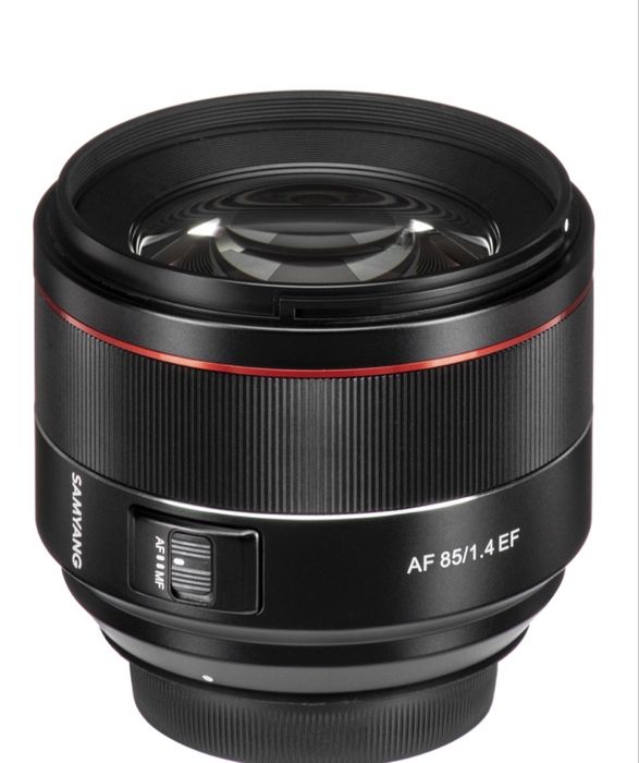 Samyang 85mmf1.4 cu AF. Canon EF