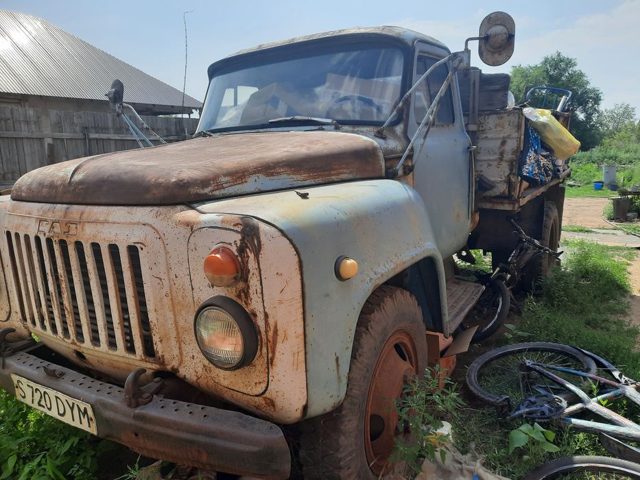 Газ 52 самосвал на ходу