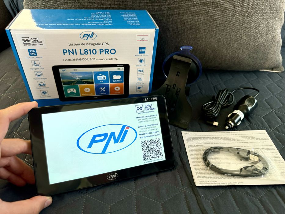 GPS camion auto NOU navigatie PNI L810 PRO cu soft Full EU 2026