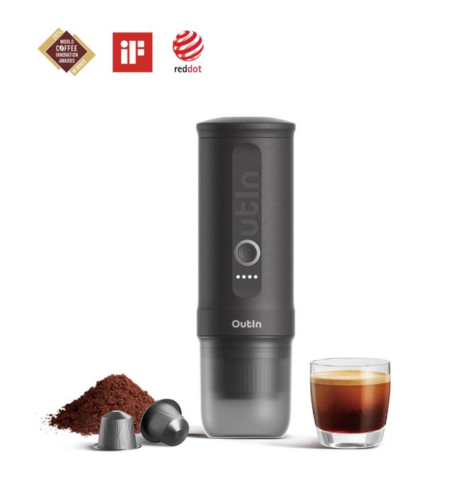 Кофеварка Outin Эспрессо везде и всегда Кофеварка для природы и дороги