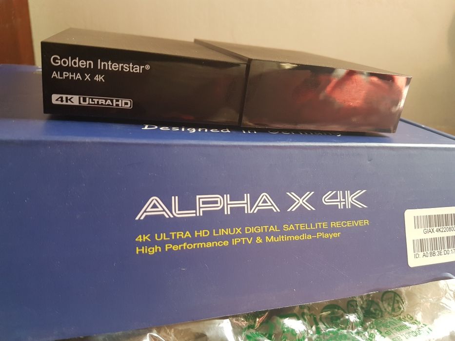 Vând receptor /receiver /tuner tv /decodor satelit Alpha X 4k UHD