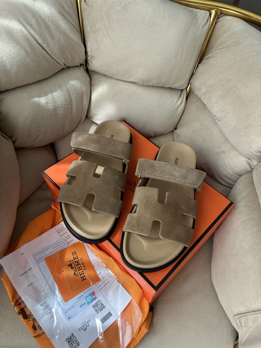 Papuci hermes chypre piele naturala