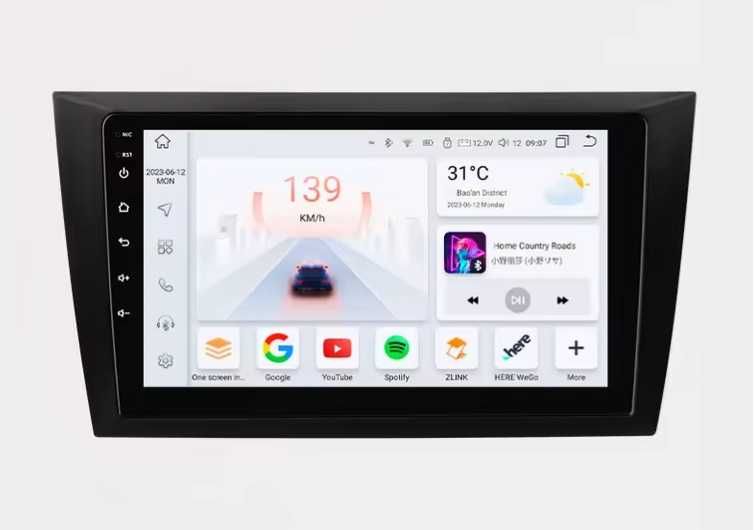 Мултимедия 9" заа VW GOLF 6 ANDROID 14 CARPLAY навигация RDS GPS