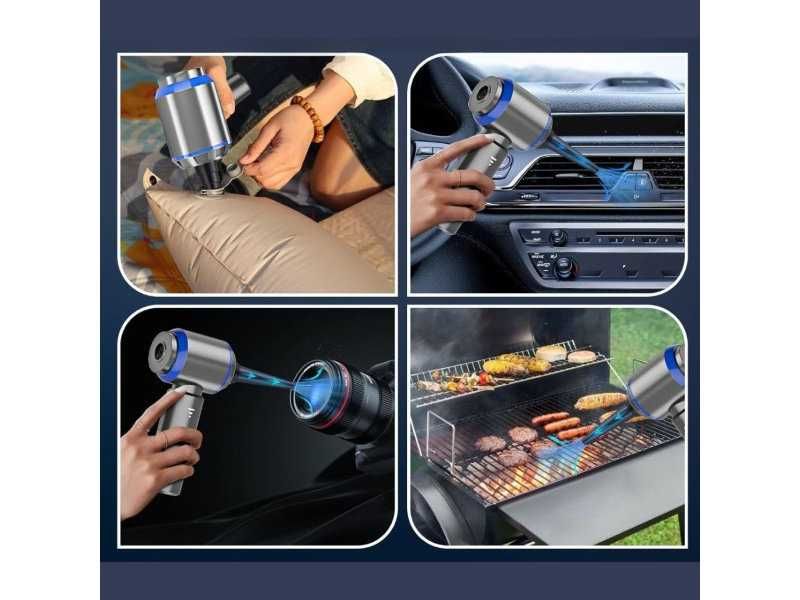 Преносима Мини Прахосмукачка Qeensun ST-6653Plus, 18000Pa