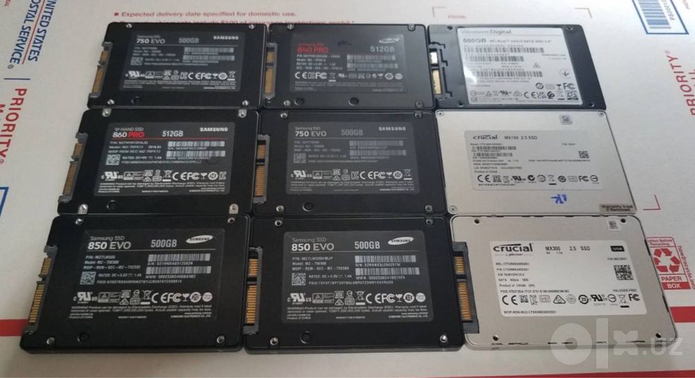 SSD SATA Samsung 500GB 6 штук