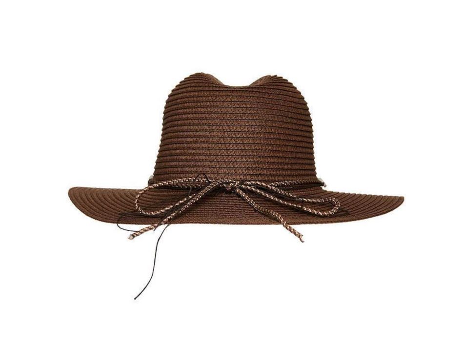 Palarie paie dama/vara/plaja, maro/bronz, nou, se regleaza