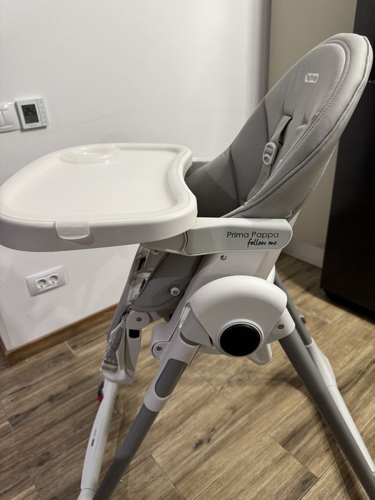Scaun de masa Peg Perego Prima Pappa Gri