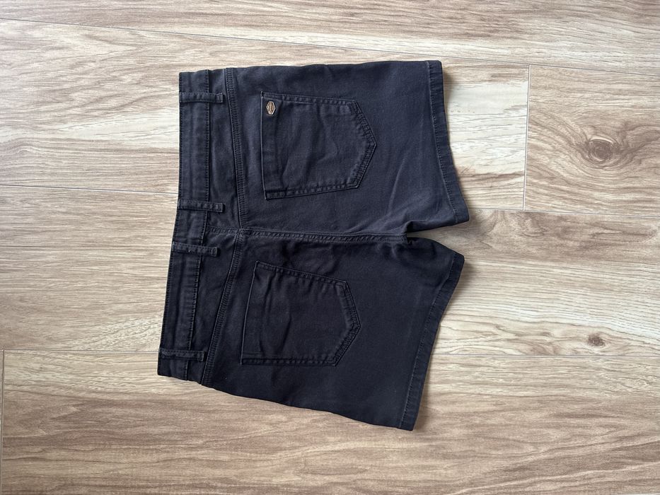 Черни къси дънкови панталонки, Stradivarius, S, €4,50